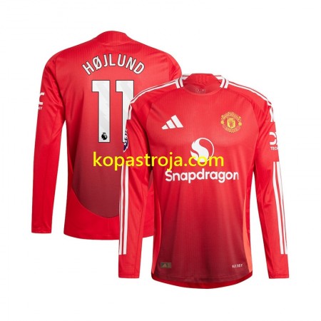 Billiga Fotbollströjor Manchester United Rasmus Hojlund 11 Hemma tröja 2024/25 Långärmad